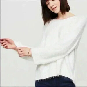 Lou & Grey fuzzy sweater woman XS